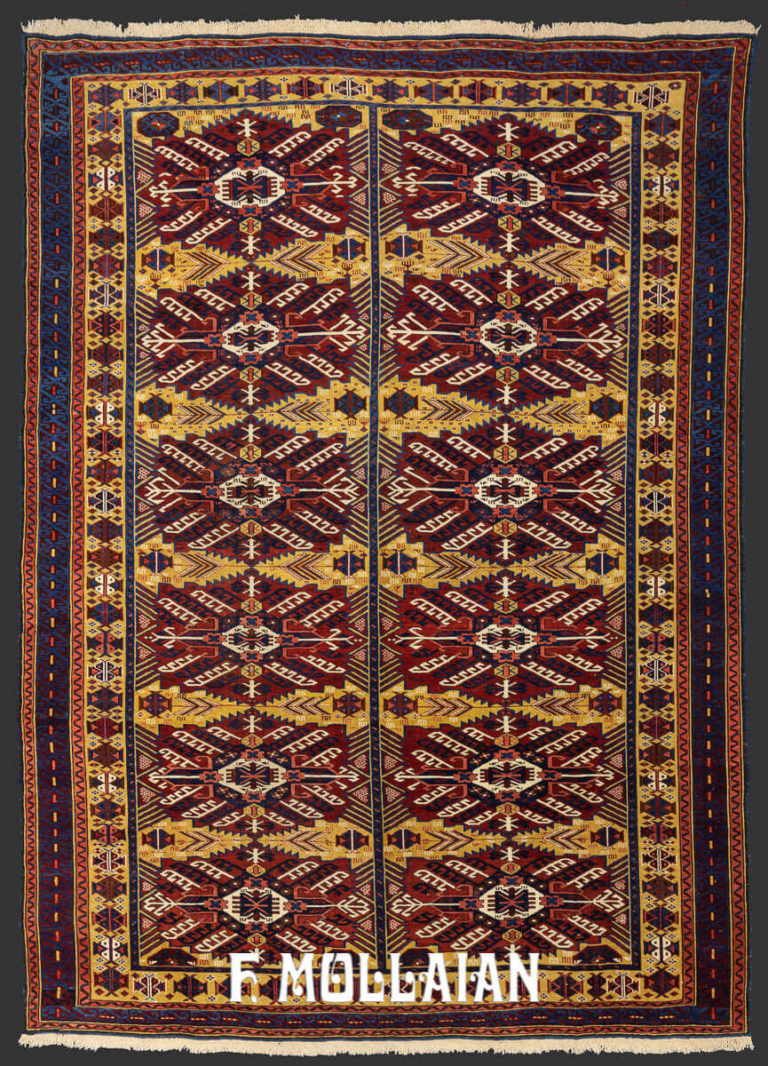 Antique Caucasian Zeiwa (Zeiva) Hand-knottet Rug n°:68711989